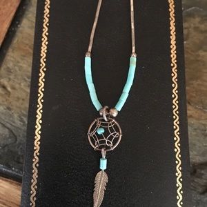 Dream catcher necklace